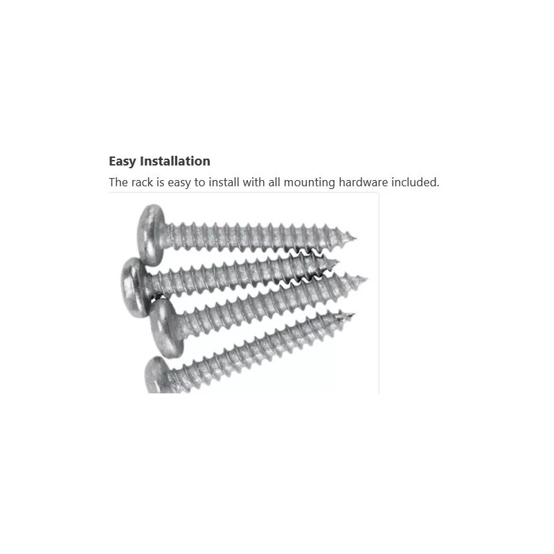 Noble 3-Tier Design Glove Box Holder White Wire Wall-Mount Saves