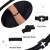 Artlunar Inspirational Religious Cross Bracelet Braided Rope Adjustable Bible Verse