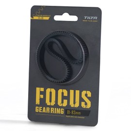 TILTA Seamless Lens Focus Gear Ring φ81-83mm for Tilta Mini Follow Focus Nucleus-Nano DSLR Cameras, 360° Rotation 0.8 MOD Focus Gear Camcorder Lens Accessories TA-FGR-8183