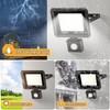 30 W LED Spotlight with Motion Sensor Outdoor, Pack of