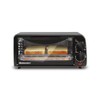 Elite Gourmet 2-Slice Toaster Oven Aluminum,Glass,Plastic Black