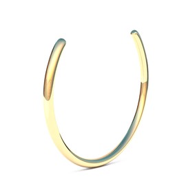 Gold Fake Conch Ring Hoop For Women - 14K Gold Filled Ear Cuff 20 Gauge Faux Conch Rings