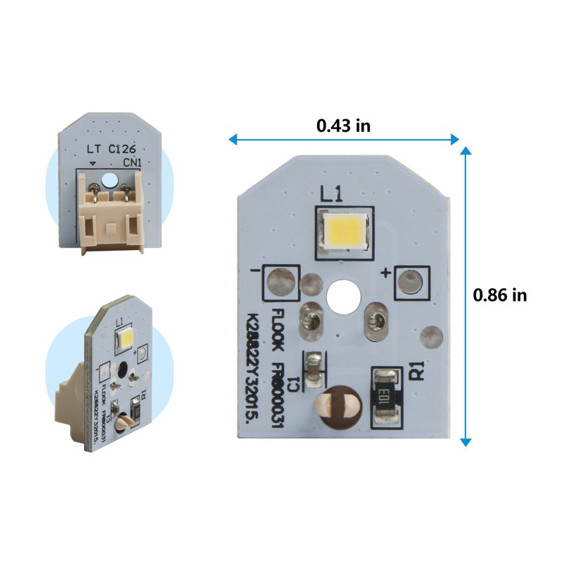 YLTKJ New Upgraded WR55X11132 WR55X25754 Refrigerator LED Light