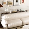 Aduanbang 5.9" Console Table with Outlet – Narrow Sofa Table,
