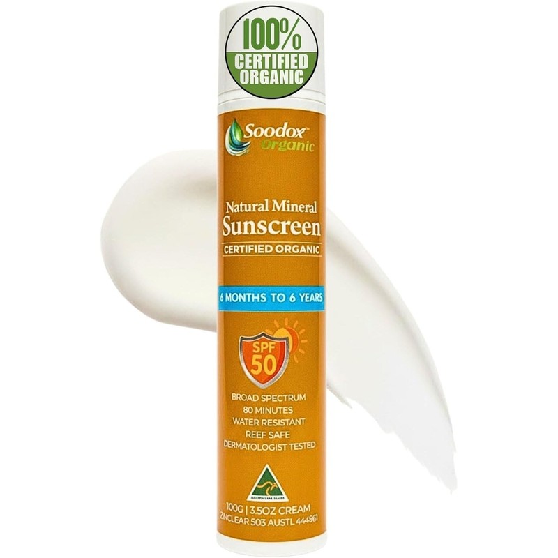 SOODOX Natural Mineral Sunscreen 6 Months to 6 Years SPF50