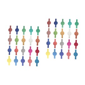 CAXUSD 40pcs Camera Flash Filters for Lighting Effects and Correction Gel Filters for Photography Stage and Dj Lighting High-Grade Material Mixing and Transmission