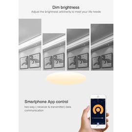 lighteu®, Milight Miboxer Dimmer Plain WiFi LED Strip Controller, Alexa and Google Home Voice Control, Remote Control and App Control, No WiFi Box Required, Bluetooth 4.2, FUT036W
