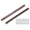 PATIKIL 12 Inch Drawer Slides, 8 Pcs Plastic Guide Rails