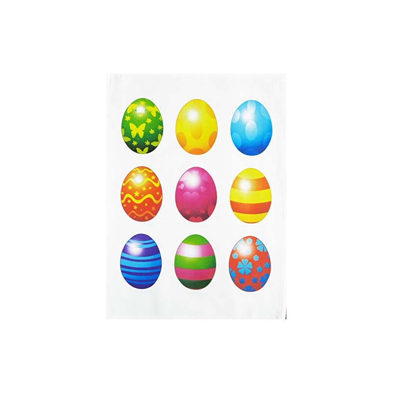 Half a Donkey Colourful Easter Egg Design Large Cotton Tea