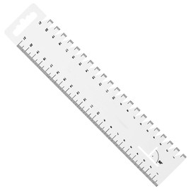 1 x Sewing Ruler, Hand Measure, Sewing Ruler, Hand Measure, Patchwork Ruler, Plastic Material, White, 21 cm