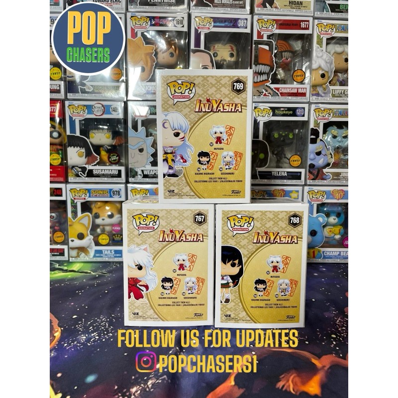 Funko POP! Animation: Inuyasha - Inuyasha, Kagome, & Sesshomaru Set