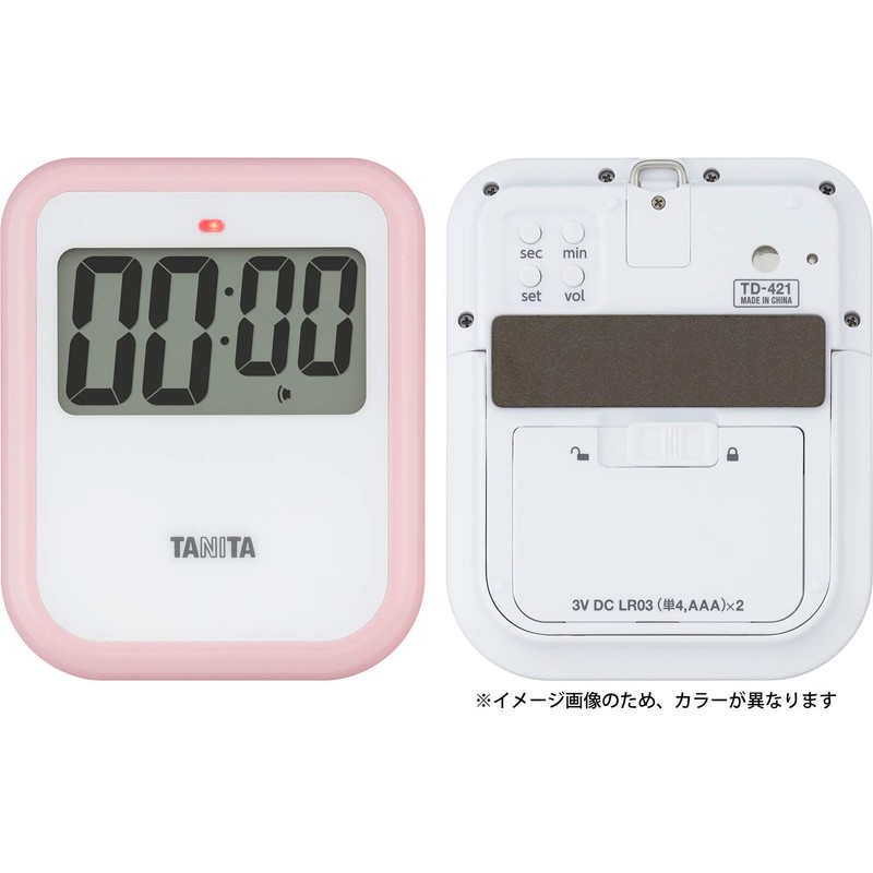 Tanita TD421PK Non-Contact Timer, Large Screen, 100 Seconds, Hygienic, Hand