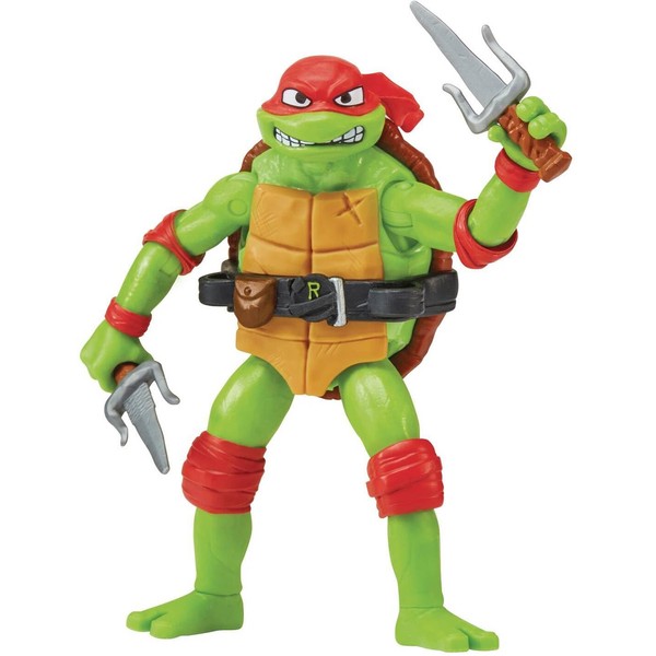 Teenage Mutant Ninja Turtles 83284CO Mutant Mayhem 4.65-Inch Raphael Basic Action Figure. Ideal Present for Boys 4 to 7 Years and TMNT Fans, Multi