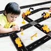 Aelmiyw Removable Toy Car Road Tape Stickers for Kids, 4