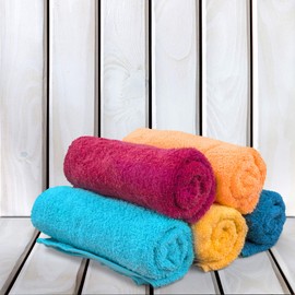 Etérea Carli Hand Towels, Single + Set + Bath Mat, 50x80 cm