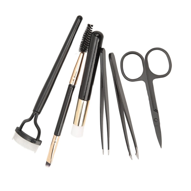 7pcs Eyelash Eyebrow Makeup Grooming Tool Eyebrow Brush Eyelash Curler