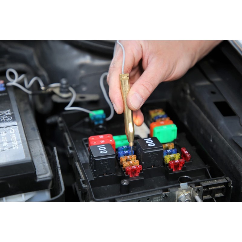 BRILLIANT TOOLS BT121900 Test Lamp [Powered by KS Tools], Silver