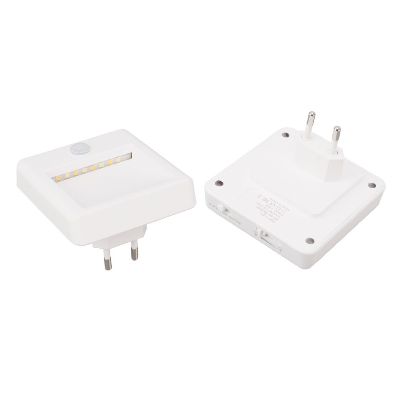 2 Pcs Plug in Night Light Mini Motion Sensor Night