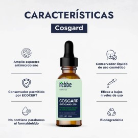 Conservador Natural Hebbe Geogard 221 Libre Parabenos Aceite 30ml