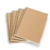 Veesun Small Notepad with Kraft Cover Blank Pages
