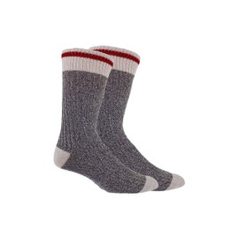 Great Northern Men's Grey Winter Boot Socks | Size 10-13 (Grey (4 Pairs))