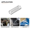 DTGN 0.5x5x15mm (DxODxL) Compression Springs, 50 Pack, Perfect for Machinery,