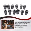 findmall ER-16 Collet Set 12PCS ER-16 Spring Collet Set 1/32-3/8