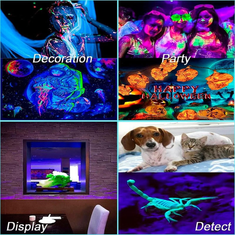 LED UV Black Light Tube UVA 380 To 400nm 29cm