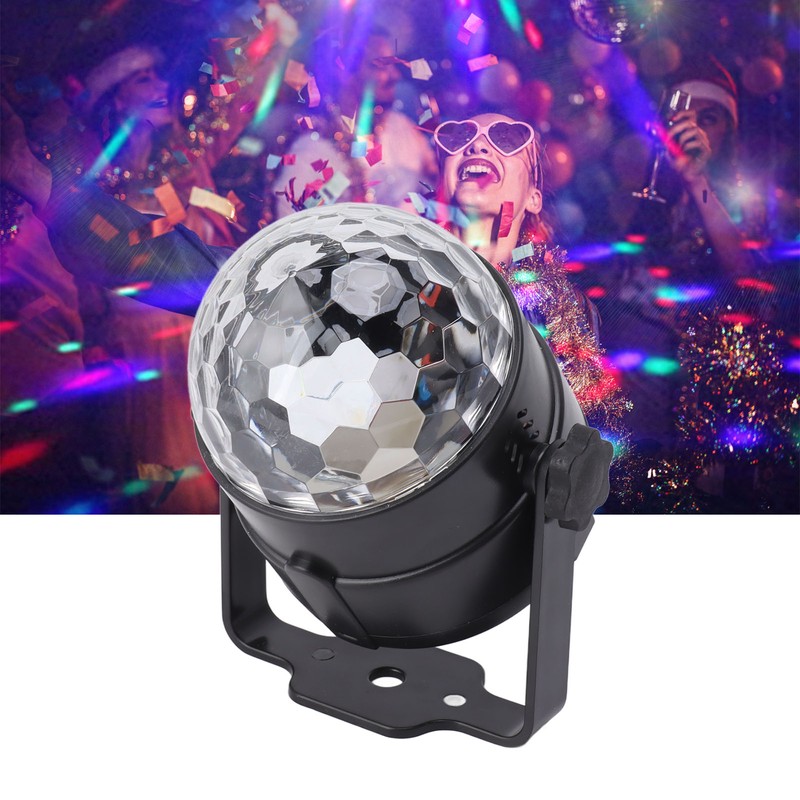 Sound Activated Party Lights 7 Lighting Modes Remote Control DJ