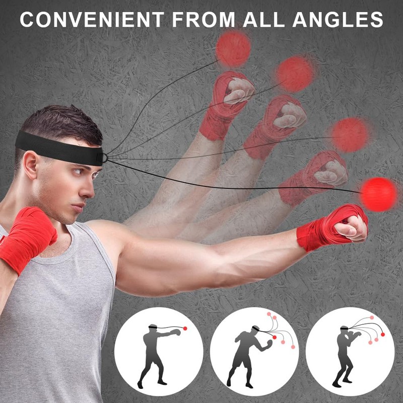 Flintronic Boxing Reflex Ball, Boxing Training Ball, Boxing Balls with