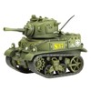 モンモデル ワールドウォートゥーンズシリーズ アメリカ軽戦車 M5スチュアート 色分け済みプラモデル MWWT012
