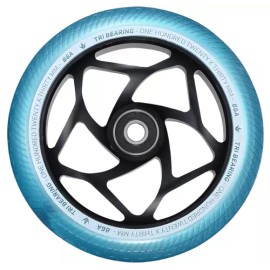 ENVY TRI- BEARING PRO SCOOTER WHEEL - 120mm x 30mm  - BLACK/TEAL