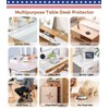 RostiKong 18 x 48 Inch Crystal Clear Vinyl Table Cover