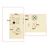 EMSea Pack of 4 Stove Stickers Oven Stickers Labels Markings