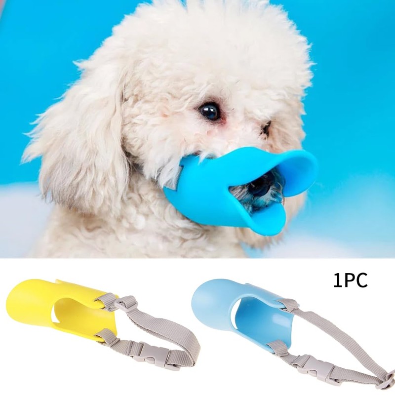 Anti Bite Duck Mouth Shape Dog Mouth Covers,Soft Duck Silicone
