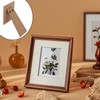 NICENEEDED 2 PCS 4.13 Inch Easel Back Picture Frame, Photo