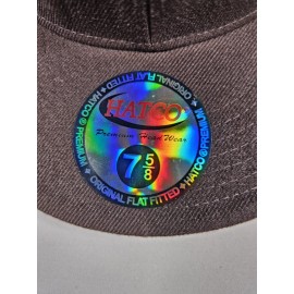 Hatco Plain Brown Blank Flat Bill Hatco Hat Multiple Sizes With Tags