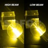 SOFOC- BA21D LED Bulbs High/Low Beam,Yellow G40 Bulb for Motorcycle