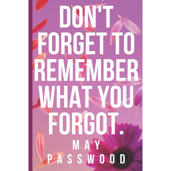 Don't Forget To Remember What You Forgot.: An Internet Password