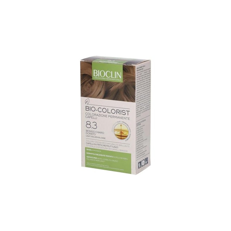 BIOCLIN Bio Colorist Colorazione Permanent Capelli 8.3 Biondo Chiaro Dorato