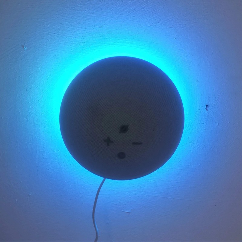 Echo 4th Generation Floating Wall/Ceiling Mount Hidden (Black)