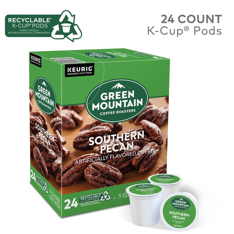 Green Mountain Coffee Roasters Southern Pecan, Single-Serve Keurig K-Cup Pods,