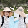 SZETOSY Kids Sun Hat with Neck Flap - Adjustable Summer