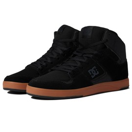 DC Mens Cure Casual High-Top Skate Shoes Sneakers Black/Gum 1 14 D - Medium