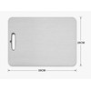 Titanium Cutting Boards for Kitchen Stainless Board 304 Steel Thickened