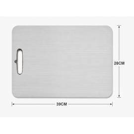 Titanium Cutting Boards for Kitchen Stainless Board 304 Steel Thickened Double Sided Food