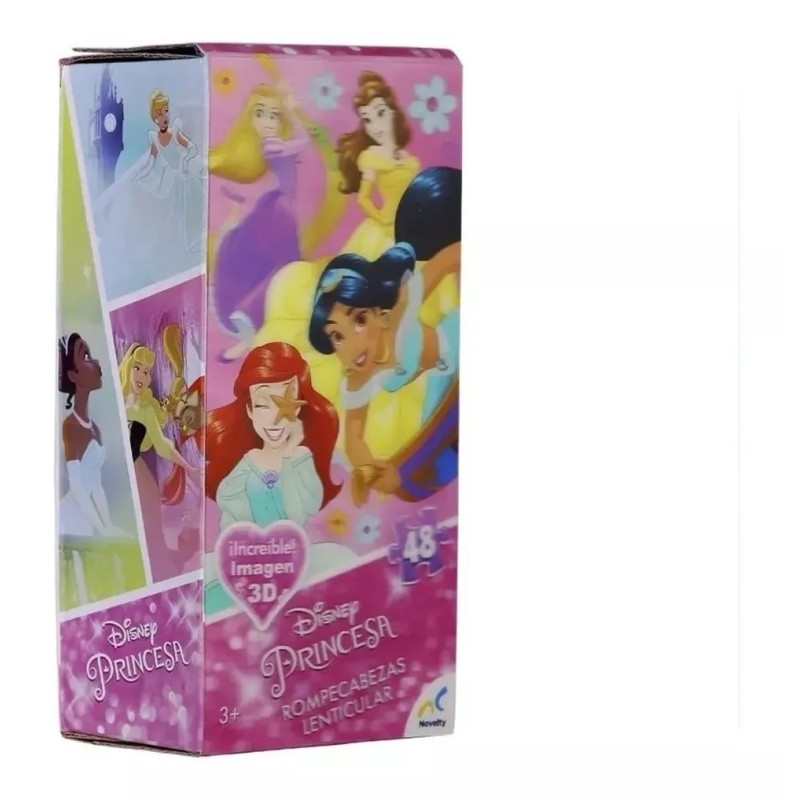 Novelty Rompecabezas Lenticular Torre Princesas 48pz