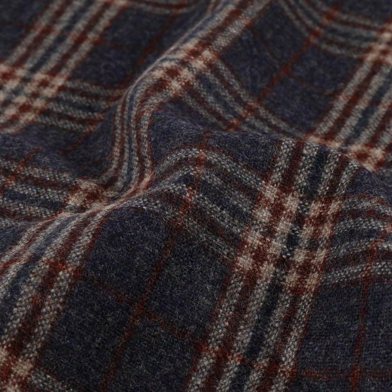 LIERYS Dancosta Wool Scarf - Checked - Virgin Wool Cashmere