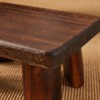 SINOBEST Wooden Stool, Rectangular Bedside Step Stool, Step Ladder for