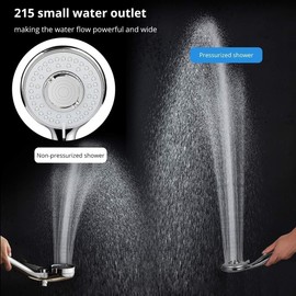 Shower Head with ON/Off Switch, 1Pc High Pressure Handheld Shower Head with ON/Off Switch, Detachable Shower Head with ON/Off Switch, Handheld Shower Head with On/Off Switch for Bathroom